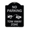 Signmission No Parking Tow Away Zone Tow Truck Heavy-Gauge Aluminum Architectural Sign, 24" x 18", BS-1824-23652 A-DES-BS-1824-23652 - alternate 1